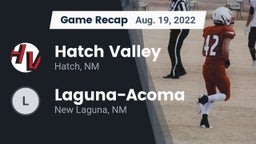 Recap: Hatch Valley  vs. Laguna-Acoma  2022