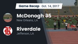 Recap: McDonogh 35  vs. Riverdale  2017