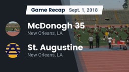 Recap: McDonogh 35  vs. St. Augustine  2018