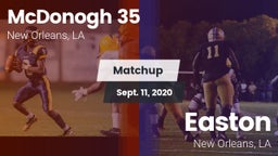 Matchup: McDonogh 35 vs. Easton  2020