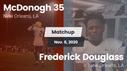 Matchup: McDonogh 35 vs. Frederick Douglass  2020