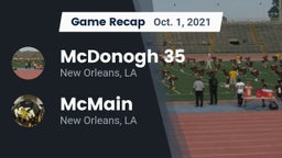 Recap: McDonogh 35  vs. McMain  2021