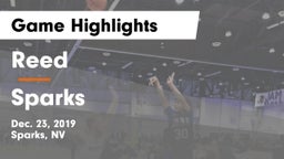 Reed  vs Sparks  Game Highlights - Dec. 23, 2019