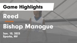Reed  vs Bishop Manogue  Game Highlights - Jan. 10, 2023