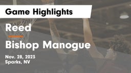 Reed  vs Bishop Manogue  Game Highlights - Nov. 28, 2023
