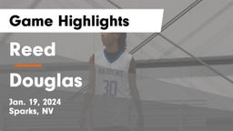 Reed  vs Douglas  Game Highlights - Jan. 19, 2024