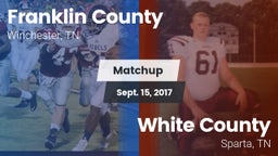 Matchup: Franklin County vs. White County  2017