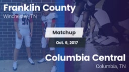 Matchup: Franklin County vs. Columbia Central  2017