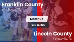 Matchup: Franklin County vs. Lincoln County  2017