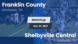Matchup: Franklin County vs. Shelbyville Central  2017