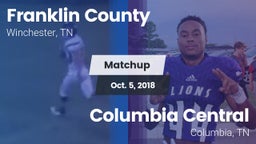 Matchup: Franklin County vs. Columbia Central  2018