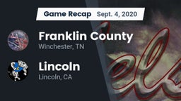 Recap: Franklin County  vs. 	Lincoln  2020