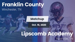 Matchup: Franklin County vs. Lipscomb Academy 2020