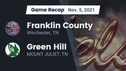 Recap: Franklin County  vs. Green Hill  2021