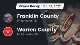 Recap: Franklin County  vs. Warren County  2022