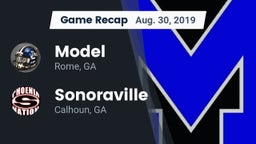 Recap: Model  vs. Sonoraville  2019
