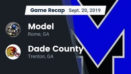 Recap: Model  vs. Dade County  2019