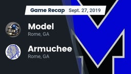 Recap: Model  vs. Armuchee  2019
