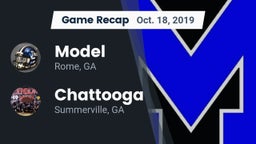 Recap: Model  vs. Chattooga  2019