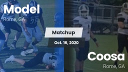 Matchup: Model  vs. Coosa  2020