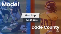 Matchup: Model  vs. Dade County  2020