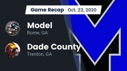 Recap: Model  vs. Dade County  2020
