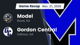 Recap: Model  vs. Gordon Central   2020