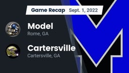 Recap: Model  vs. Cartersville  2022