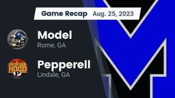 Recap: Model  vs. Pepperell  2023