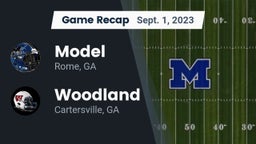 Recap: Model  vs. Woodland  2023
