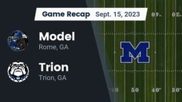 Recap: Model  vs. Trion  2023