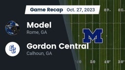 Recap: Model  vs. Gordon Central   2023
