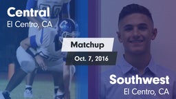 Matchup: Central vs. Southwest  2016