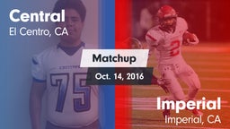 Matchup: Central vs. Imperial  2016