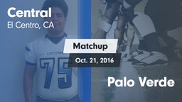 Matchup: Central vs. Palo Verde 2016