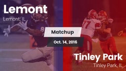 Matchup: Lemont vs. Tinley Park  2016