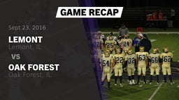 Recap: Lemont  vs. Oak Forest  2016