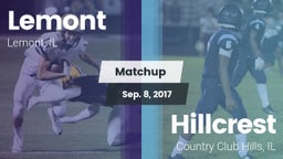 Matchup: Lemont vs. Hillcrest  2017