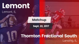 Matchup: Lemont vs. Thornton Fractional South  2017