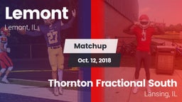 Matchup: Lemont vs. Thornton Fractional South  2018