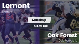 Matchup: Lemont vs. Oak Forest  2018