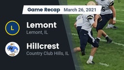Recap: Lemont  vs. Hillcrest  2021