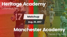 Matchup: Heritage Academy vs. Manchester Academy  2017