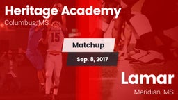 Matchup: Heritage Academy vs. Lamar  2017