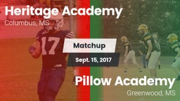 Matchup: Heritage Academy vs. Pillow Academy 2017