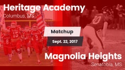 Matchup: Heritage Academy vs. Magnolia Heights  2017