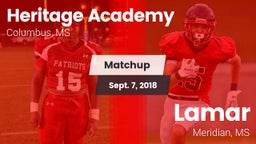 Matchup: Heritage Academy vs. Lamar  2018