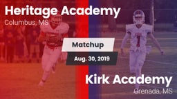 Matchup: Heritage Academy vs. Kirk Academy  2019