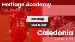 Matchup: Heritage Academy vs. Caledonia  2019