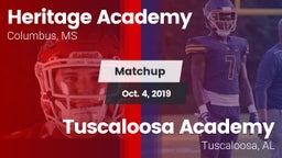 Matchup: Heritage Academy vs. Tuscaloosa Academy  2019